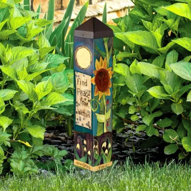 Find Peace 20" Art Pole