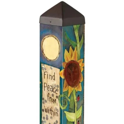 Find Peace 20" Art Pole