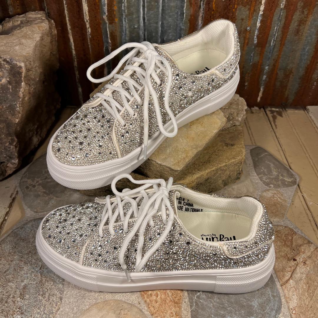 BEDAZZLE Clear Rhinestone Sneaker