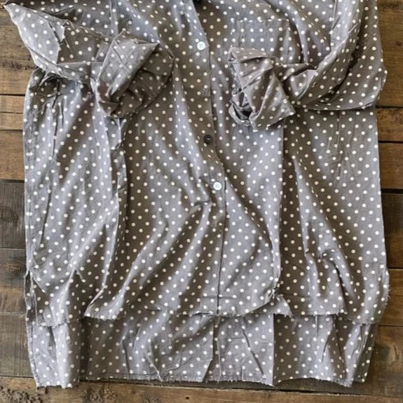Starburst Top Grey Dot