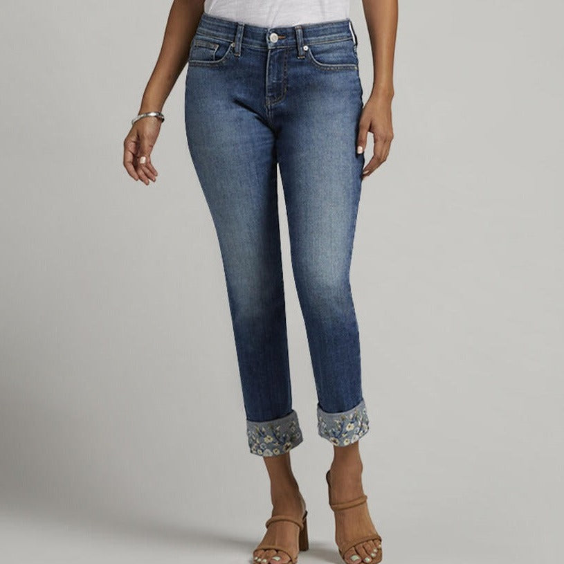 Carter Mid Rise Girlfriend Jeans
