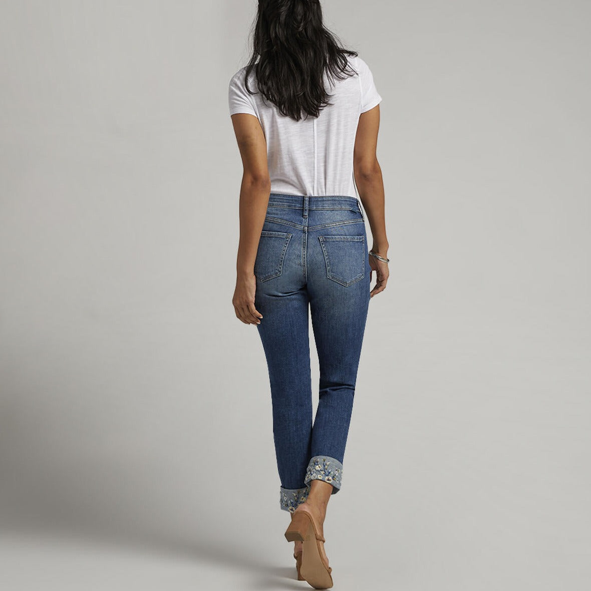 Carter Mid Rise Girlfriend Jeans