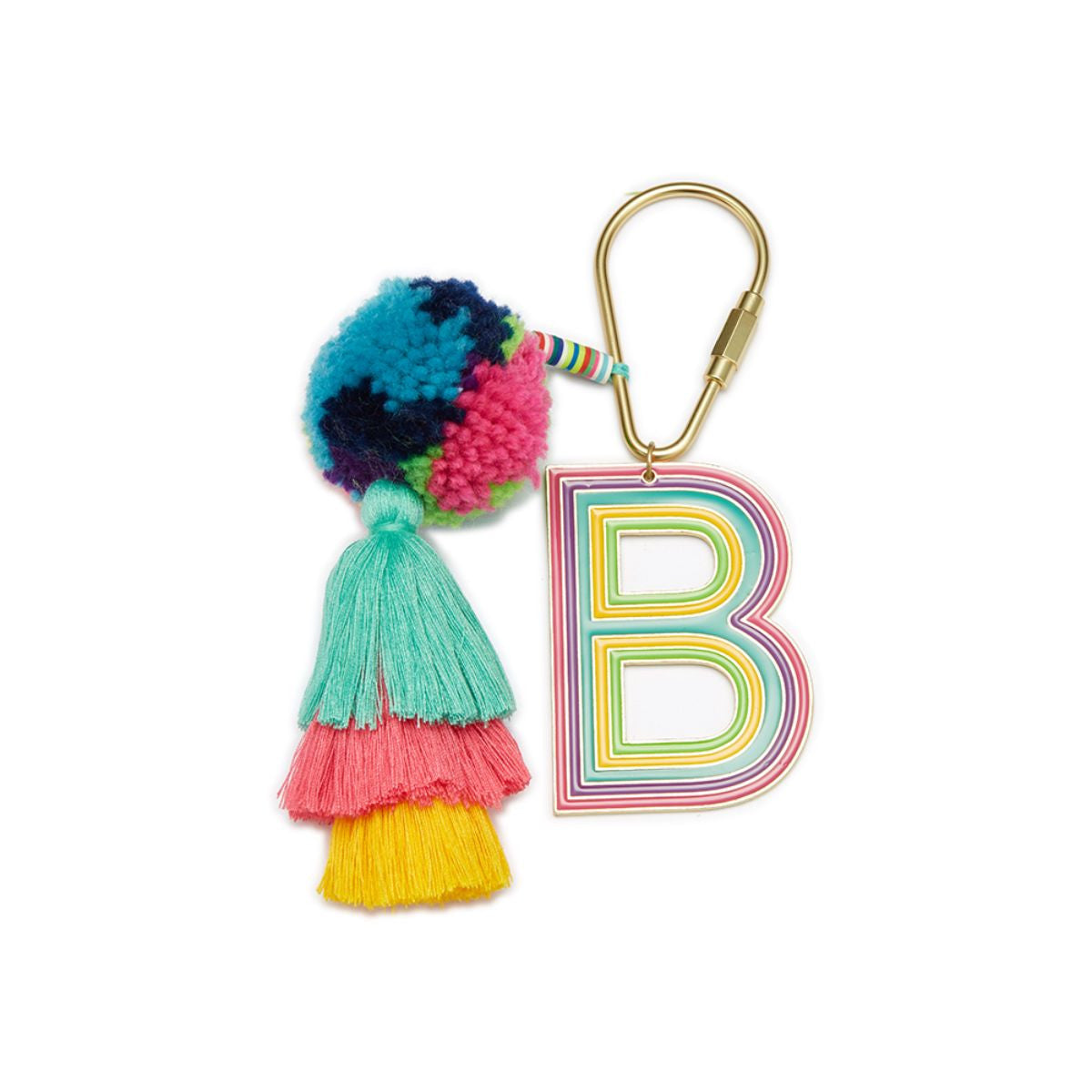 Enamel Letter Purse Charms Bright & Happy (Different Letters Available)