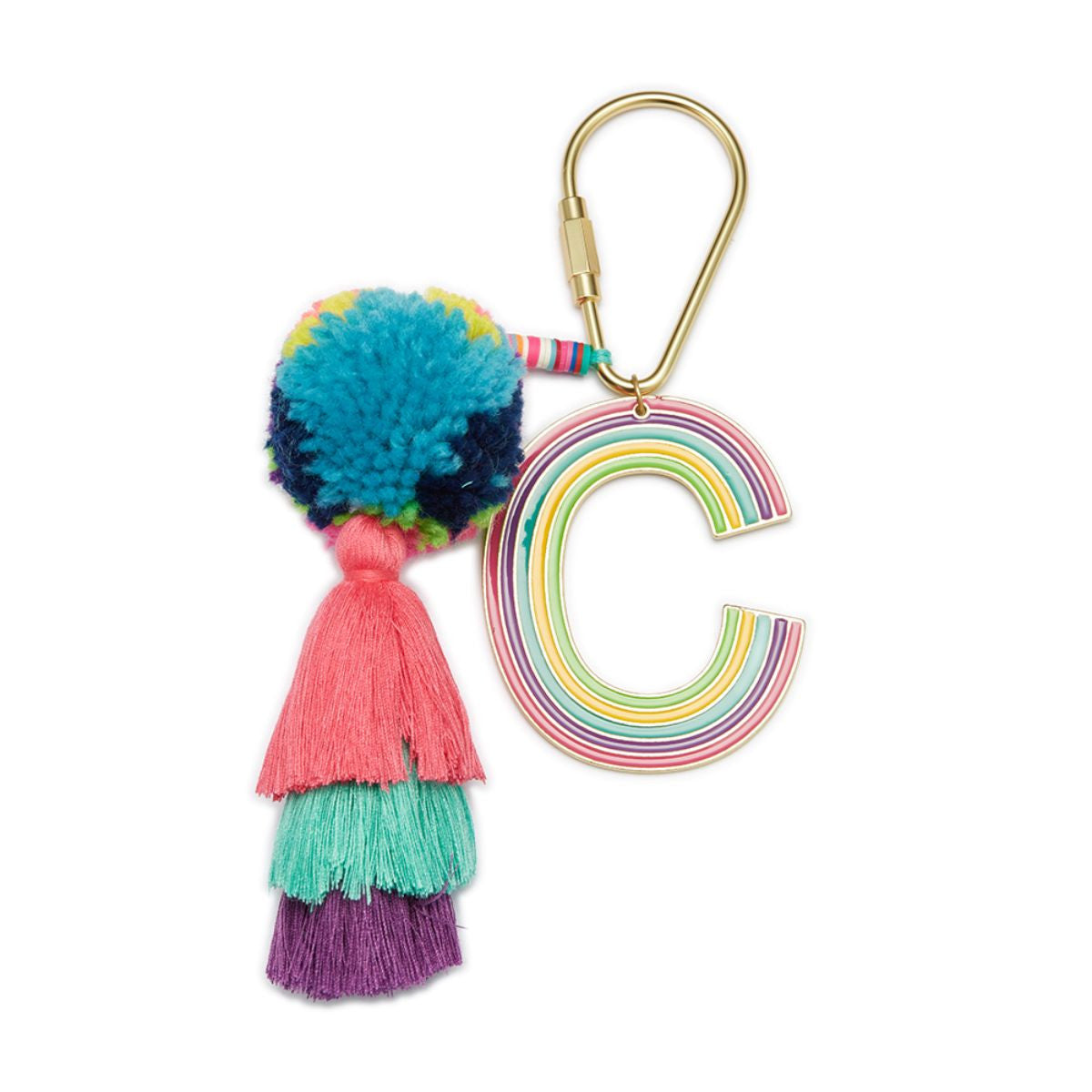 Enamel Letter Purse Charms Bright & Happy (Different Letters Available)