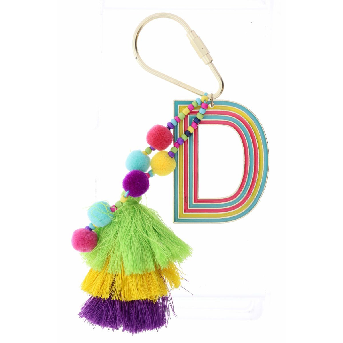 Enamel Letter Purse Charms Bright & Happy (Different Letters Available)
