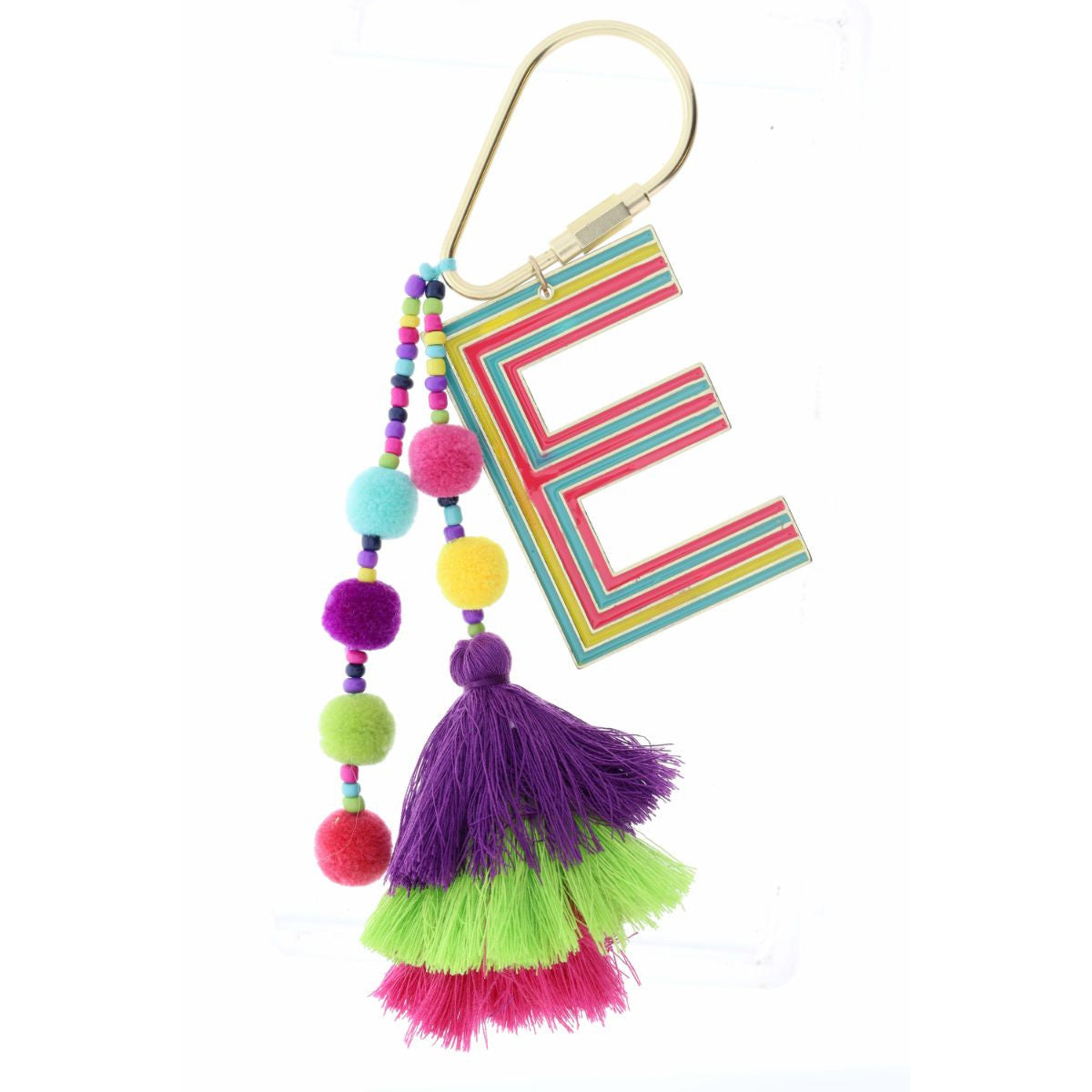 Enamel Letter Purse Charms Bright & Happy (Different Letters Available)