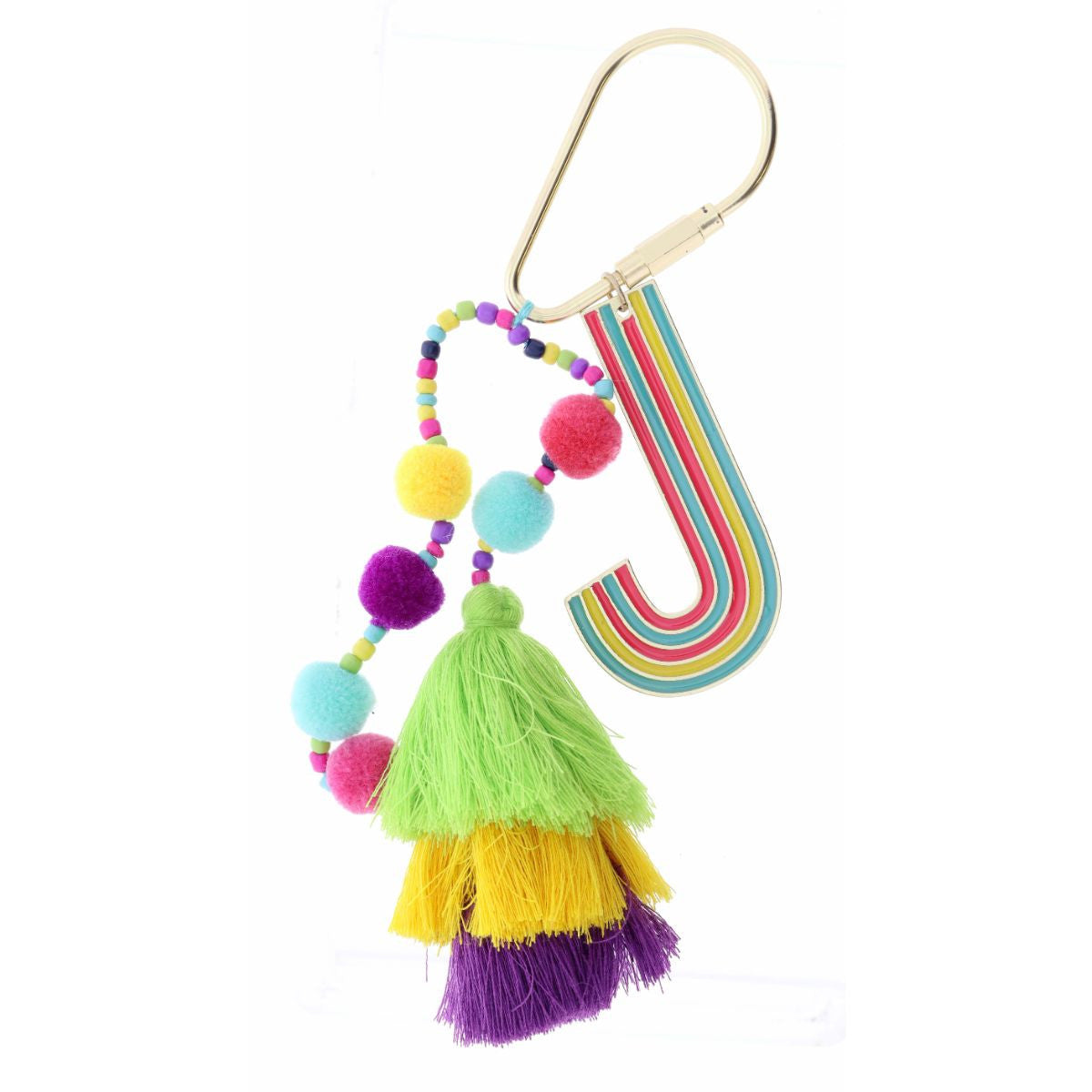 Enamel Letter Purse Charms Bright & Happy (Different Letters Available)