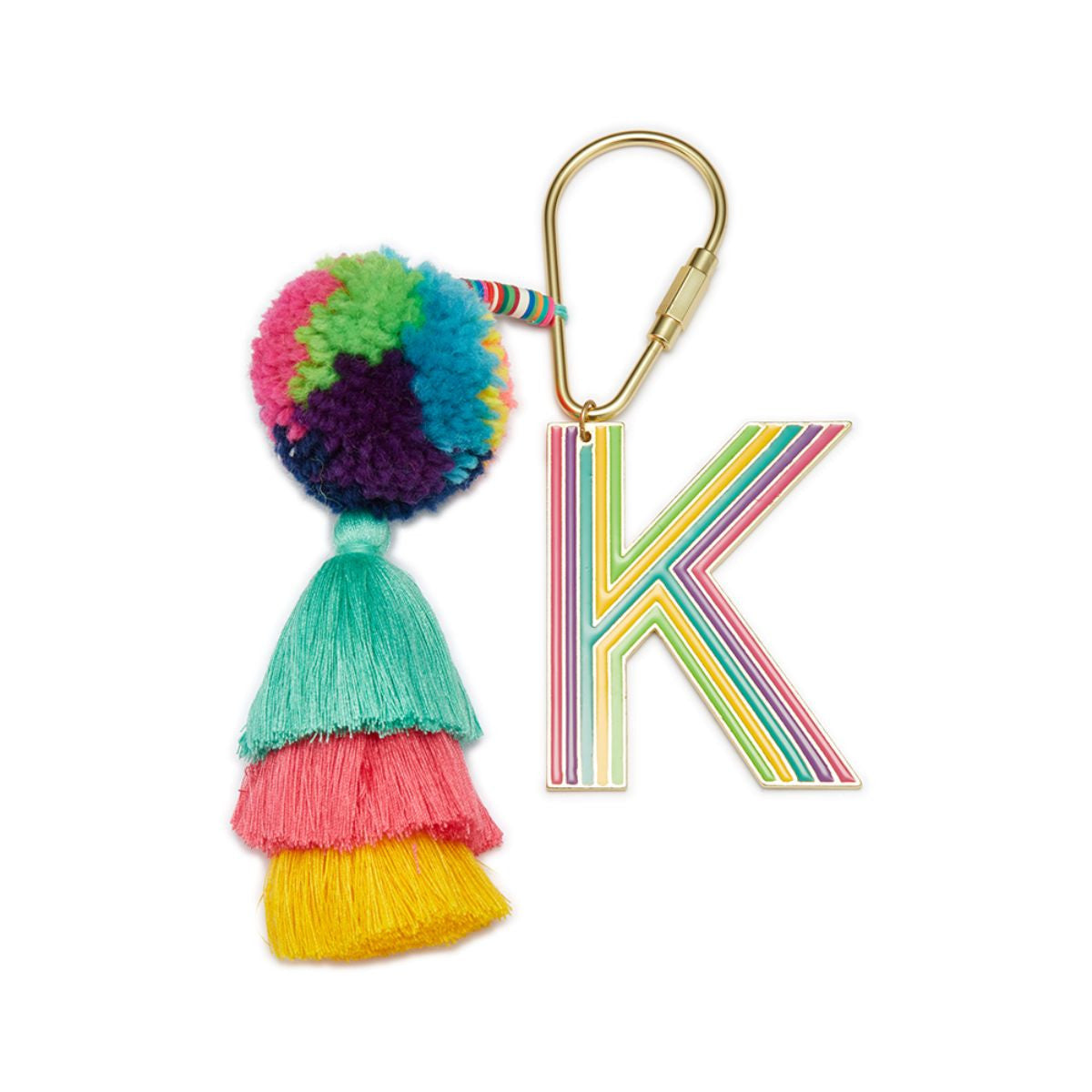 Enamel Letter Purse Charms Bright & Happy (Different Letters Available)