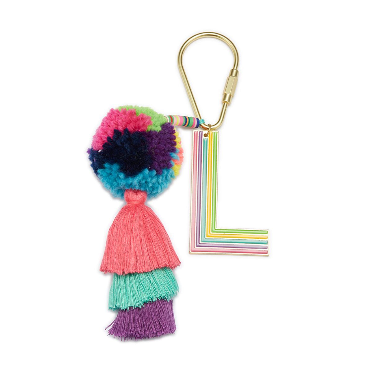 Enamel Letter Purse Charms Bright & Happy (Different Letters Available)