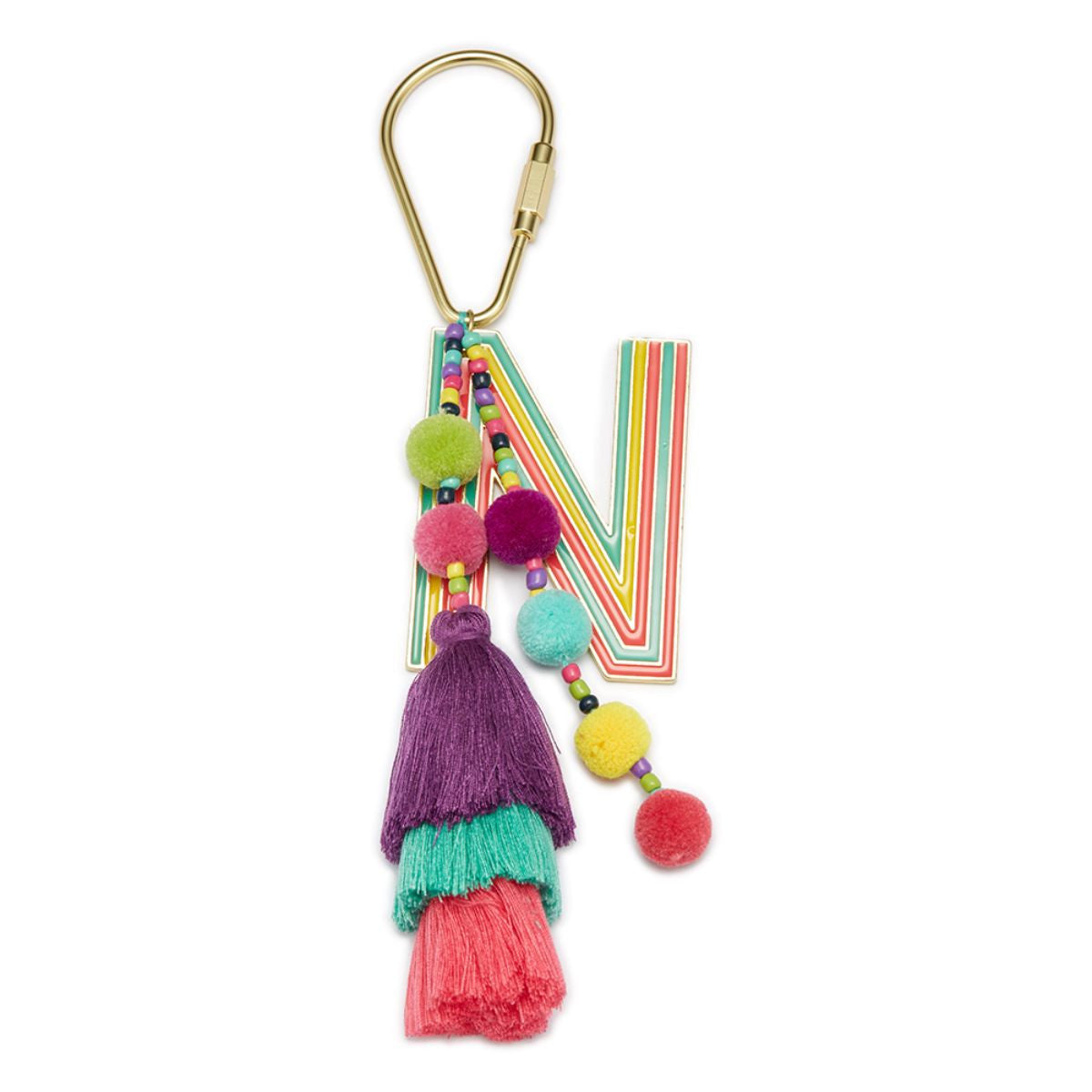 Enamel Letter Purse Charms Bright & Happy (Different Letters Available)