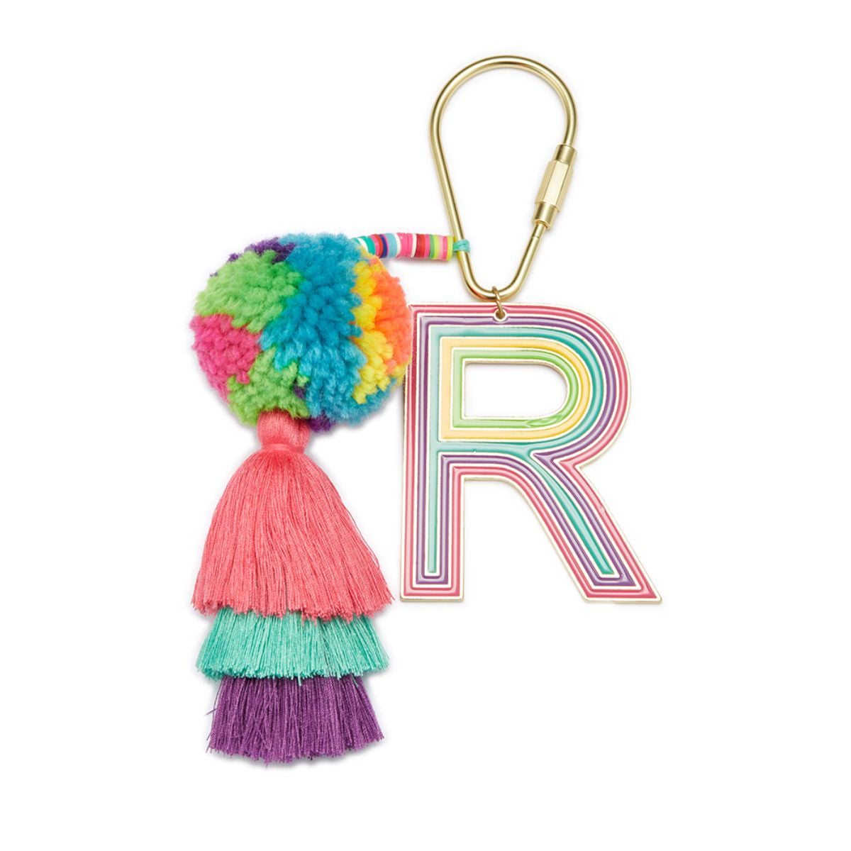 Enamel Letter Purse Charms Bright & Happy (Different Letters Available)