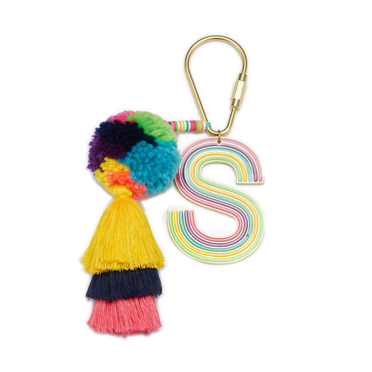 Enamel Letter Purse Charms Bright & Happy (Different Letters Available)