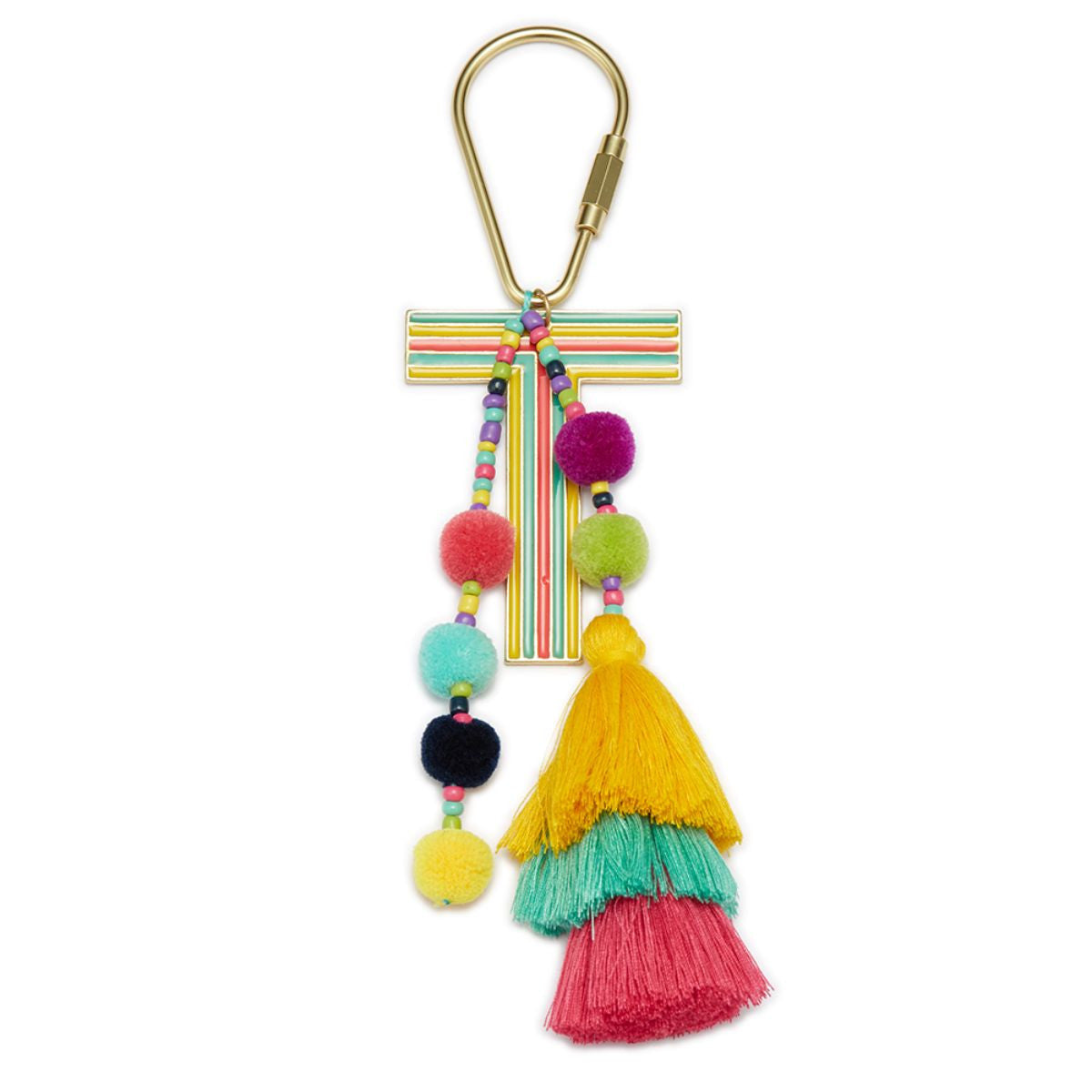 Enamel Letter Purse Charms Bright & Happy (Different Letters Available)