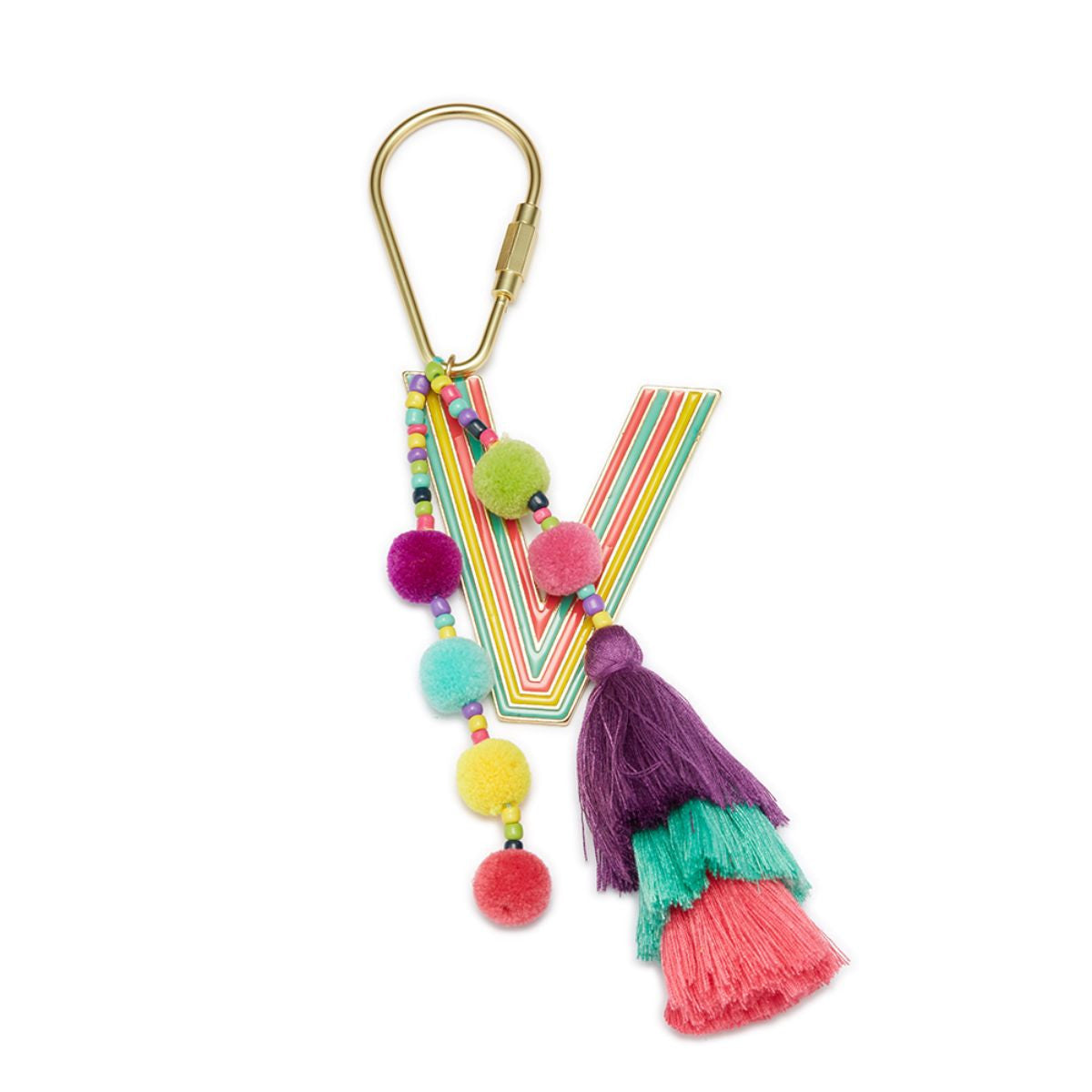 Enamel Letter Purse Charms Bright & Happy (Different Letters Available)