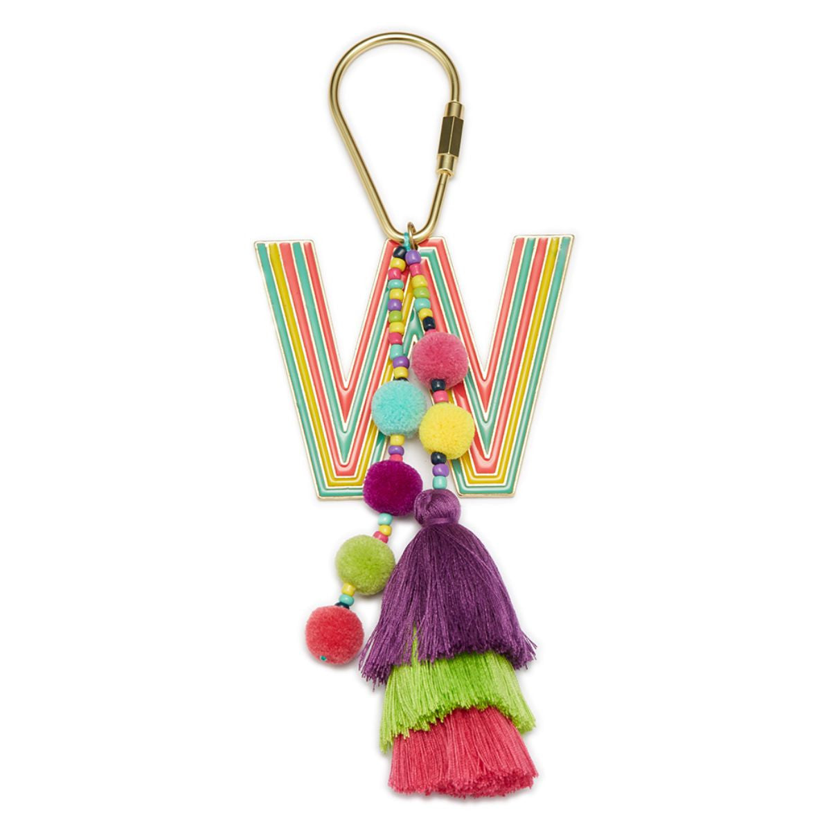 Enamel Letter Purse Charms Bright & Happy (Different Letters Available)