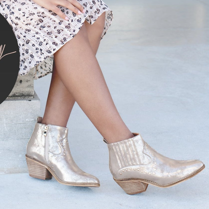 On Fleek Gold Bootie