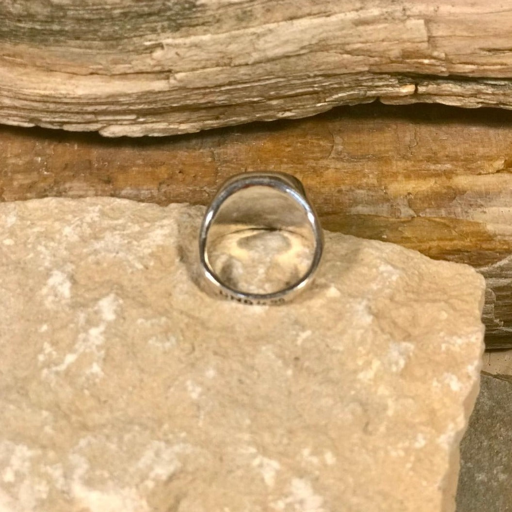 Light it Up Blue Denim Swarovski Crystal Ring