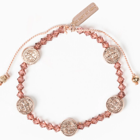 Share the Love Rosegold Crystal Bracelet