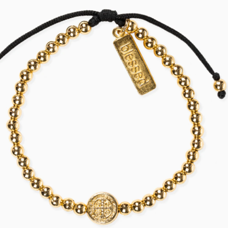 Gold Mantra of Love Gold Benedictine Bracelet