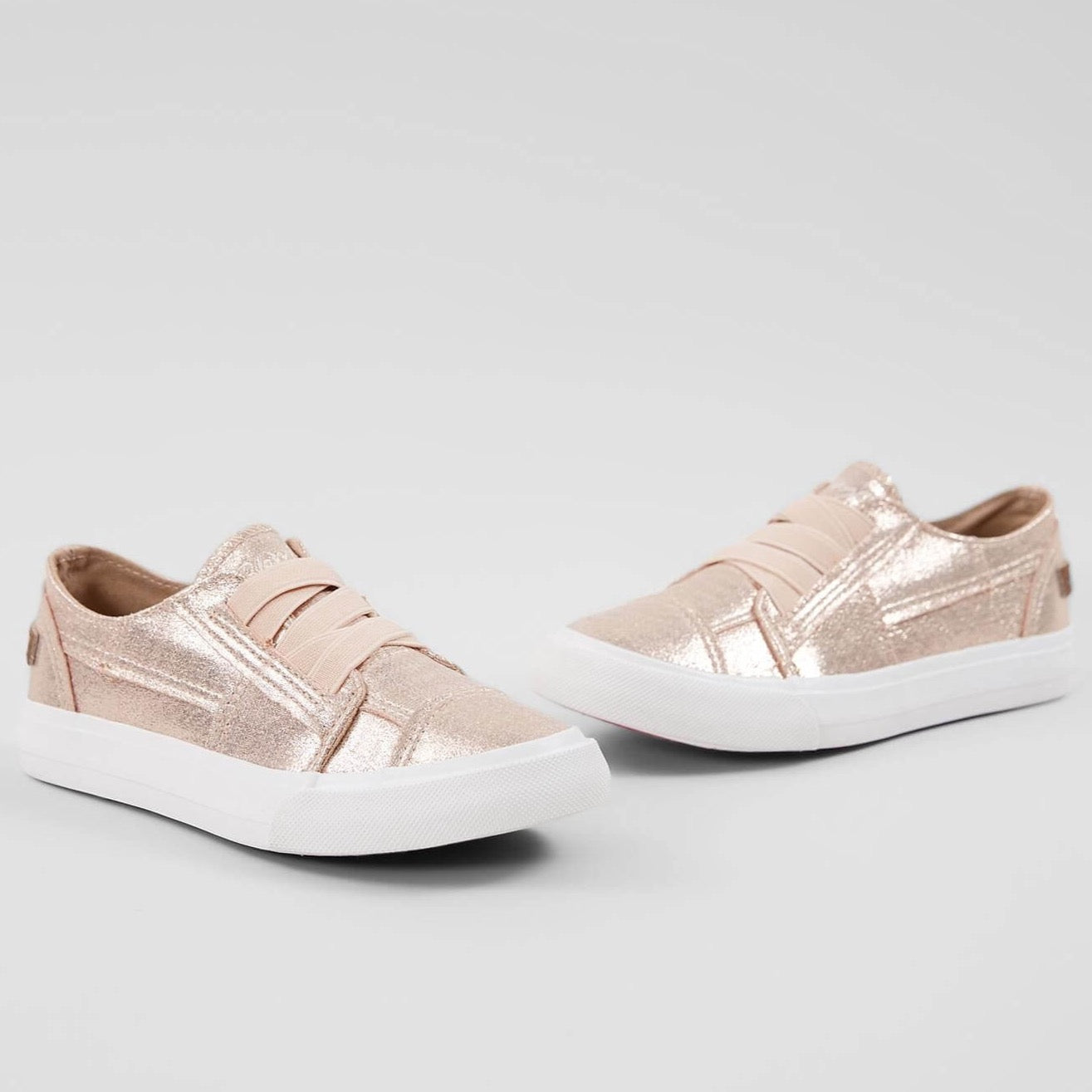 Kids Marley-K Metallic Canvas Slip On Sneakers
