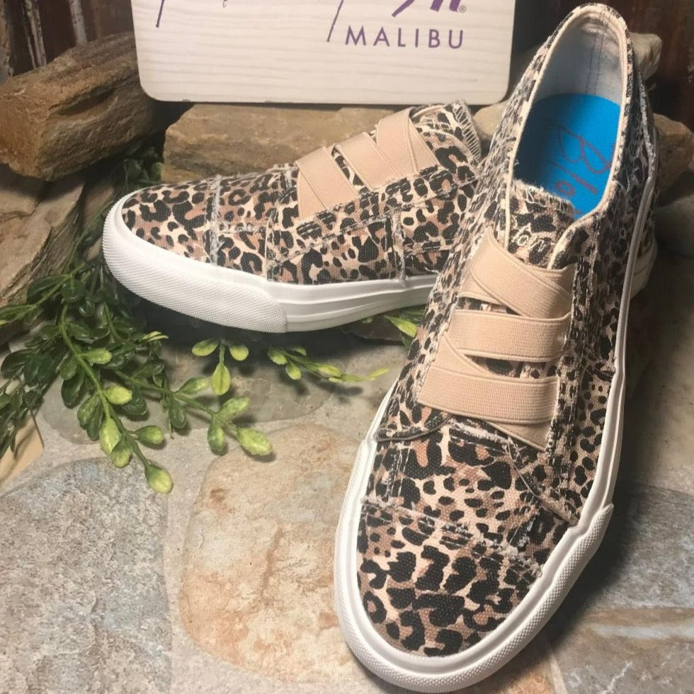 Marley Animal Print Canvas Slip on Sneaker