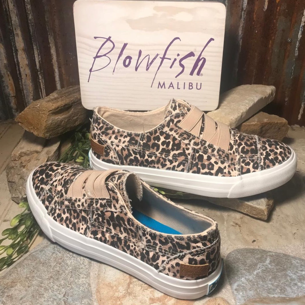 Marley Animal Print Canvas Slip on Sneaker
