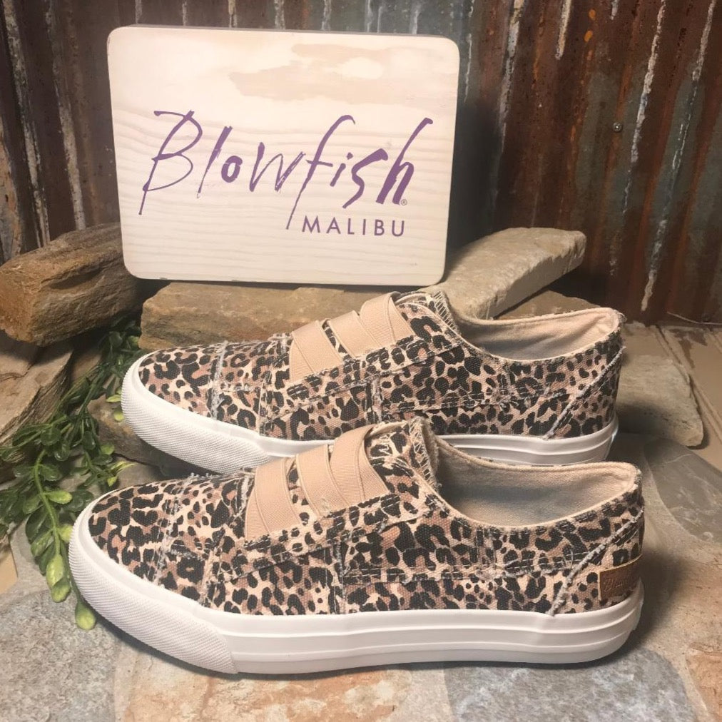 Marley Animal Print Canvas Slip on Sneaker