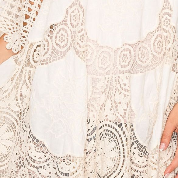 Natural Crocheted Top/Tunic