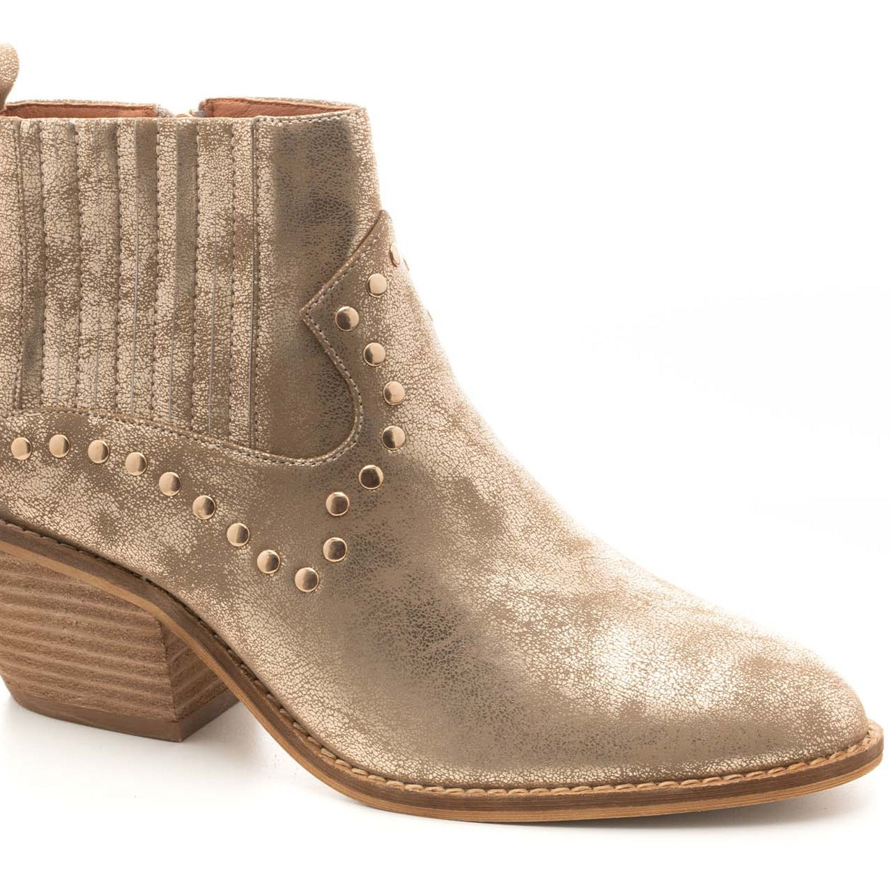 On Fleek Gold Bootie
