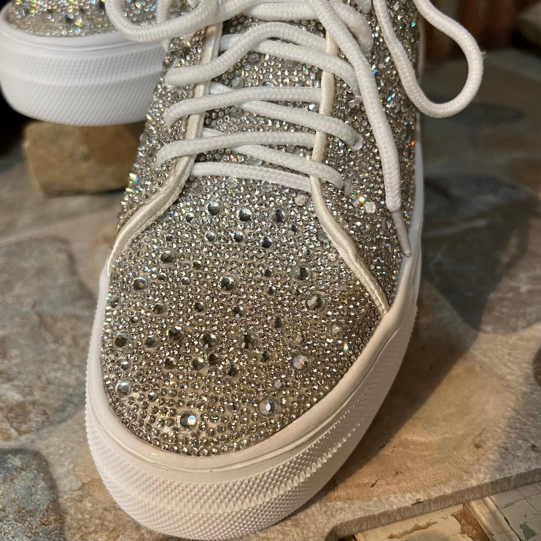 BEDAZZLE Clear Rhinestone Sneaker