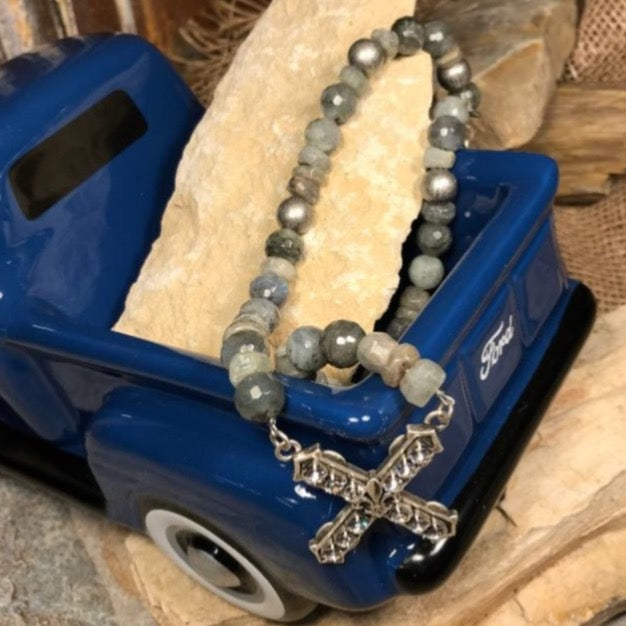 Moonlight Mix With Swarovski French Kiss Necklace