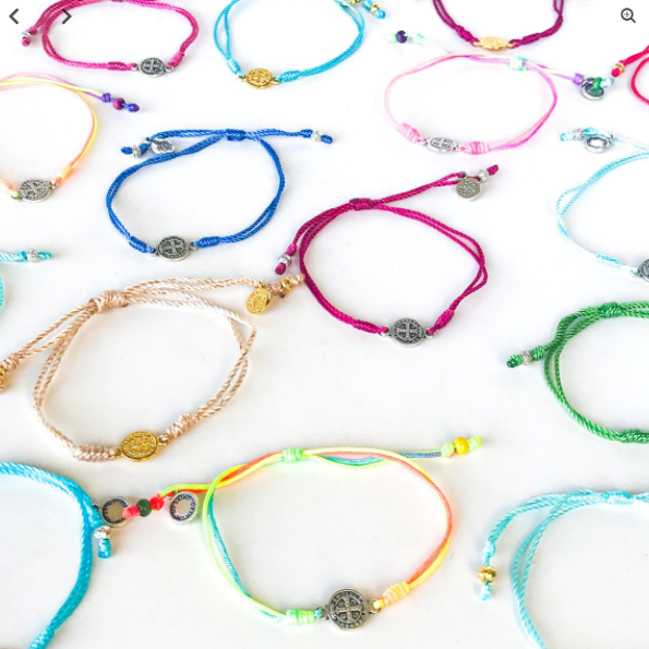 Pink Breathe Blessing Pink Bracelet