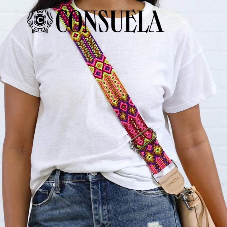 Bubbles Crossbody Woven Purse Strap