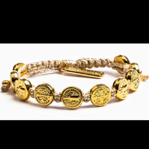 Benedictine Blessing Bracelet - Gold Medals