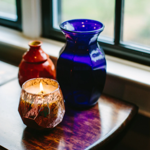 Sweet Grace Copper-Toned Mercury Collection Candle