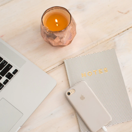 Sweet Grace Copper-Toned Mercury Collection Candle