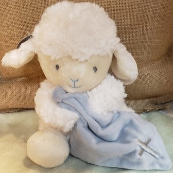 Jesus Loves Me Mechanical Lamb, Blue