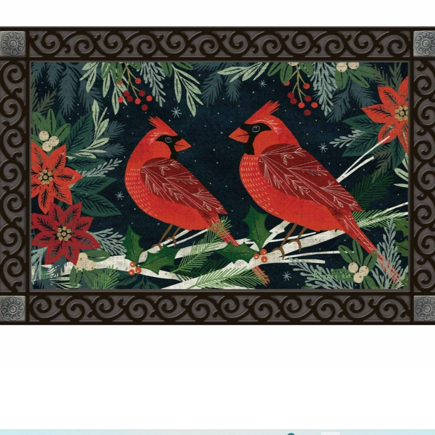Cardinals and Berries MatMate