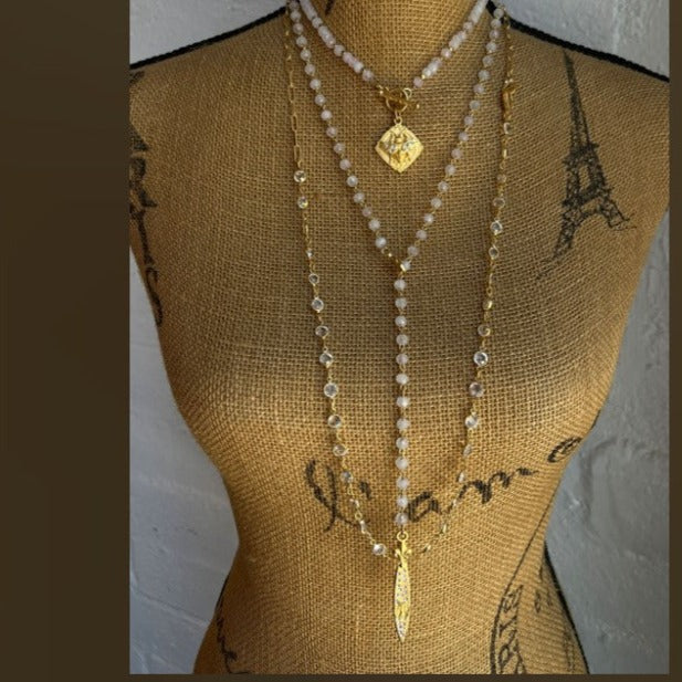 Austrian Crystal and Nantes Chain Necklace