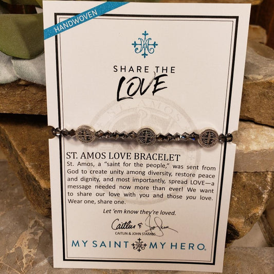 Share the Love Crystal/Silver Bracelet