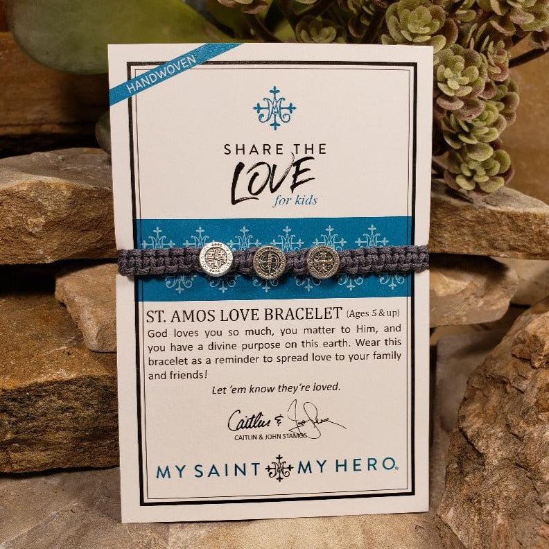 Share the Love St. Amos Love Slate Bracelet for Kids