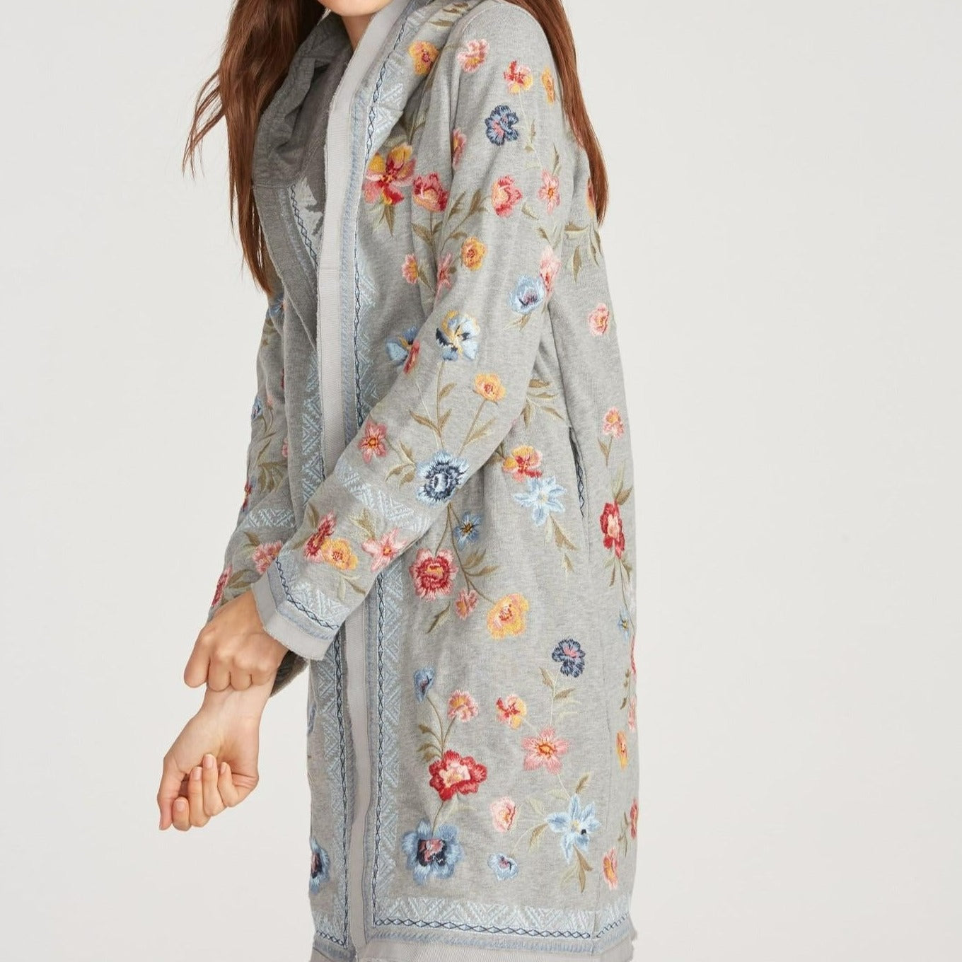 Shelly In Grey Spartan Cardigan