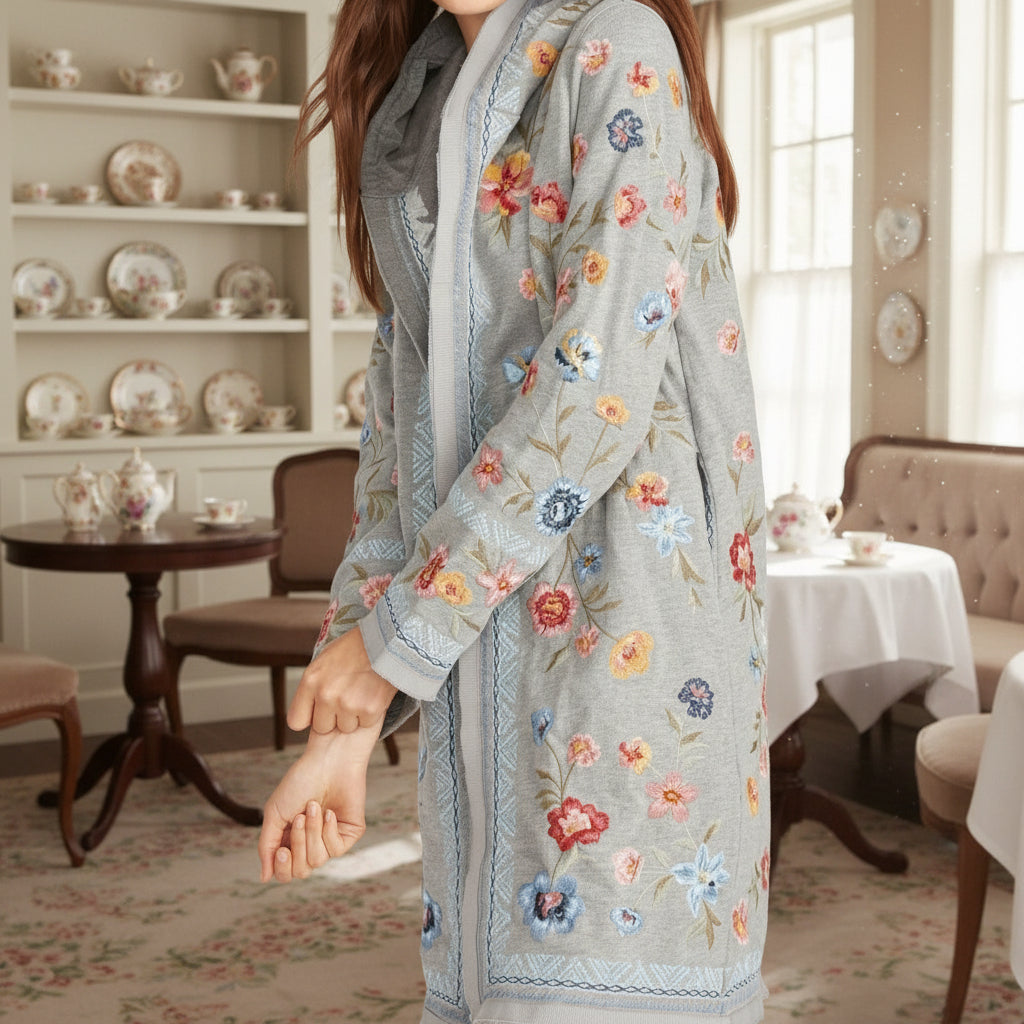 Shelly In Grey Spartan Cardigan