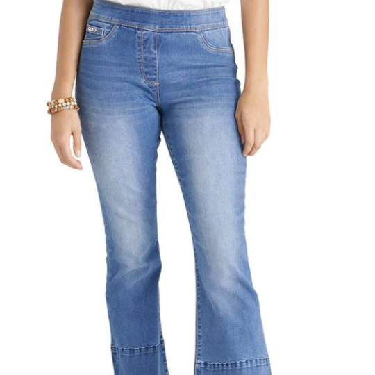 OMG Wide Leg Jeans - Medium Denim