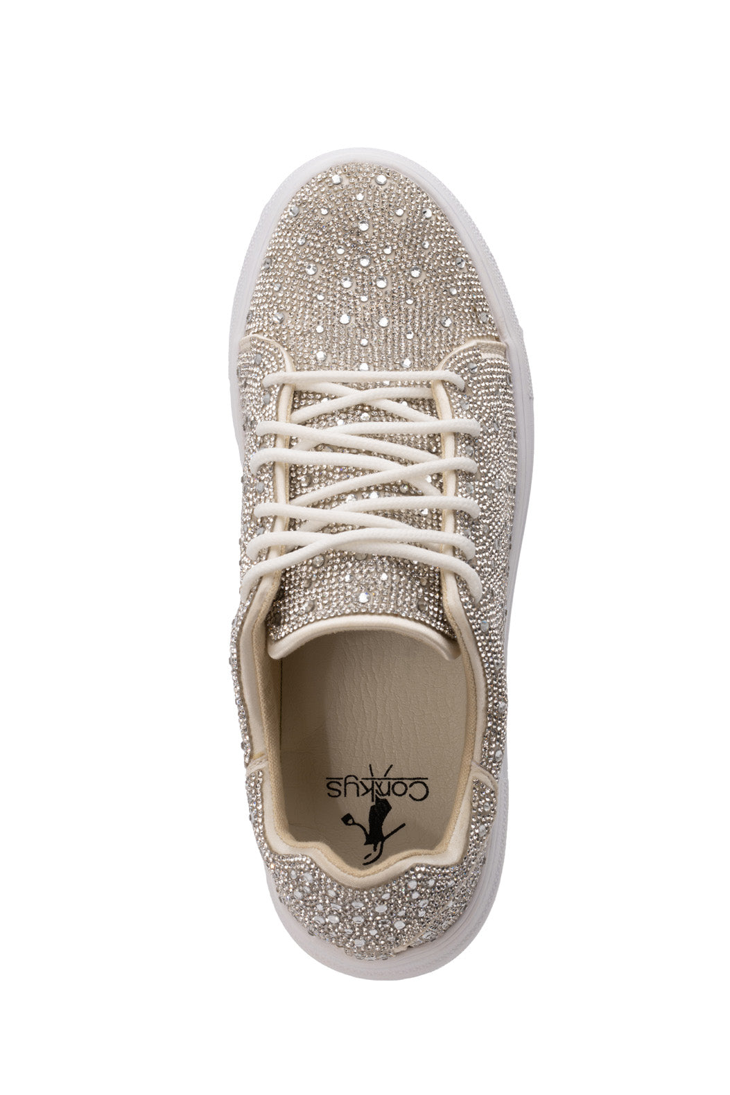 BEDAZZLE Clear Rhinestone Sneaker