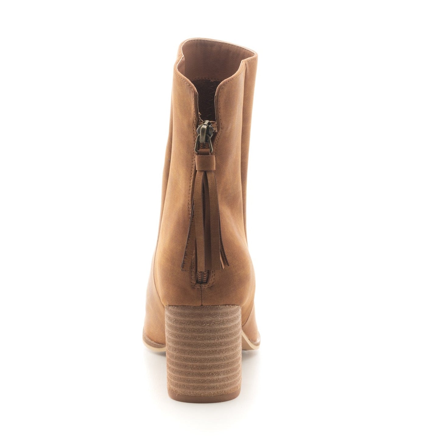 Boujee Cognac Smooth Bootie