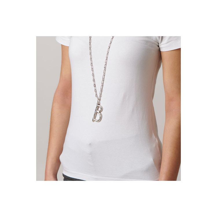 Letter Shaped Pendant in Silver inspired by the Iconic Nail
