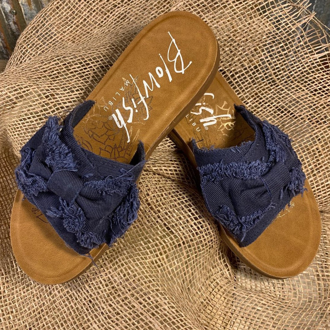 Saturn Hipster Twill Slide Sandal