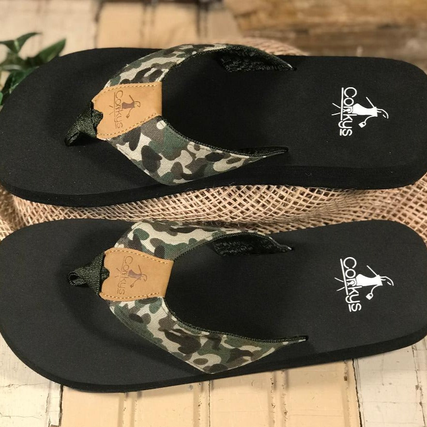 Trail Camo Flip Flops