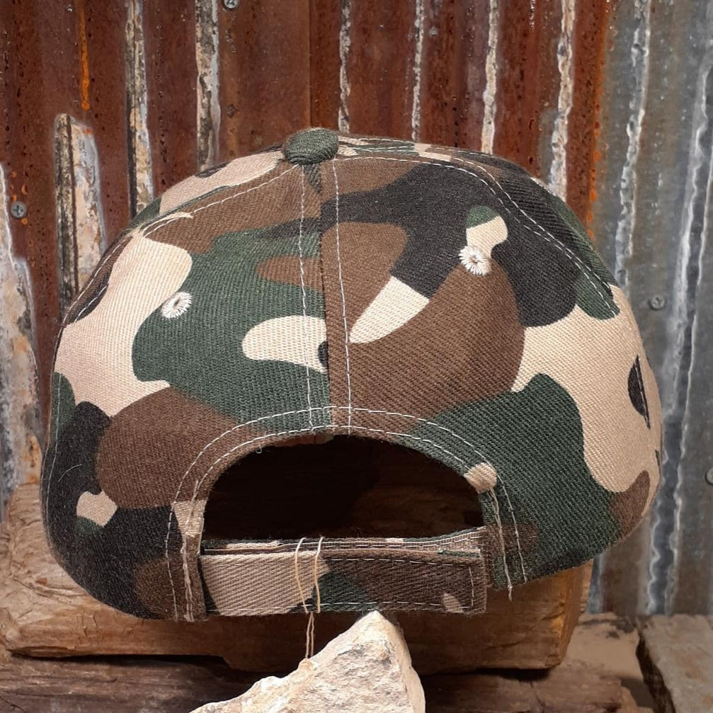Olive Tan Brown Camo Cap